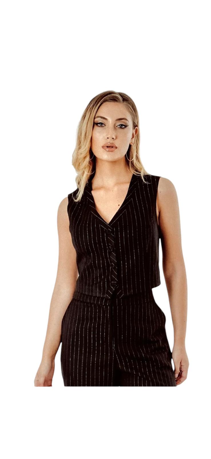 gilet gessato