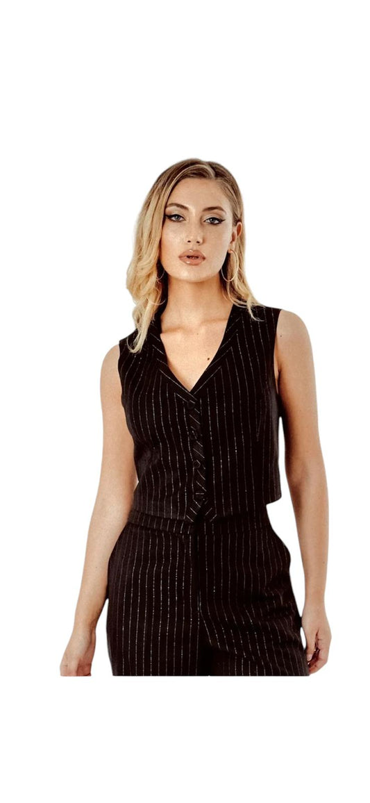 gilet gessato