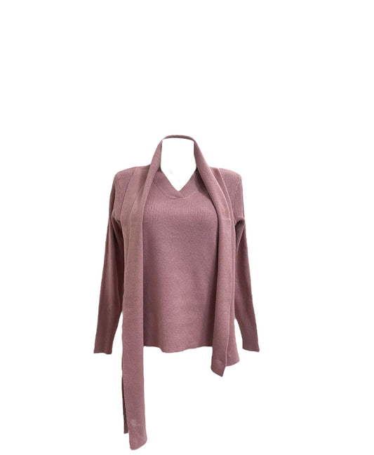 PULLOVER CON SCIARPA